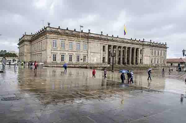 10 - Colombia - Bogota - plaza Bolivar - Capitolio Nacional